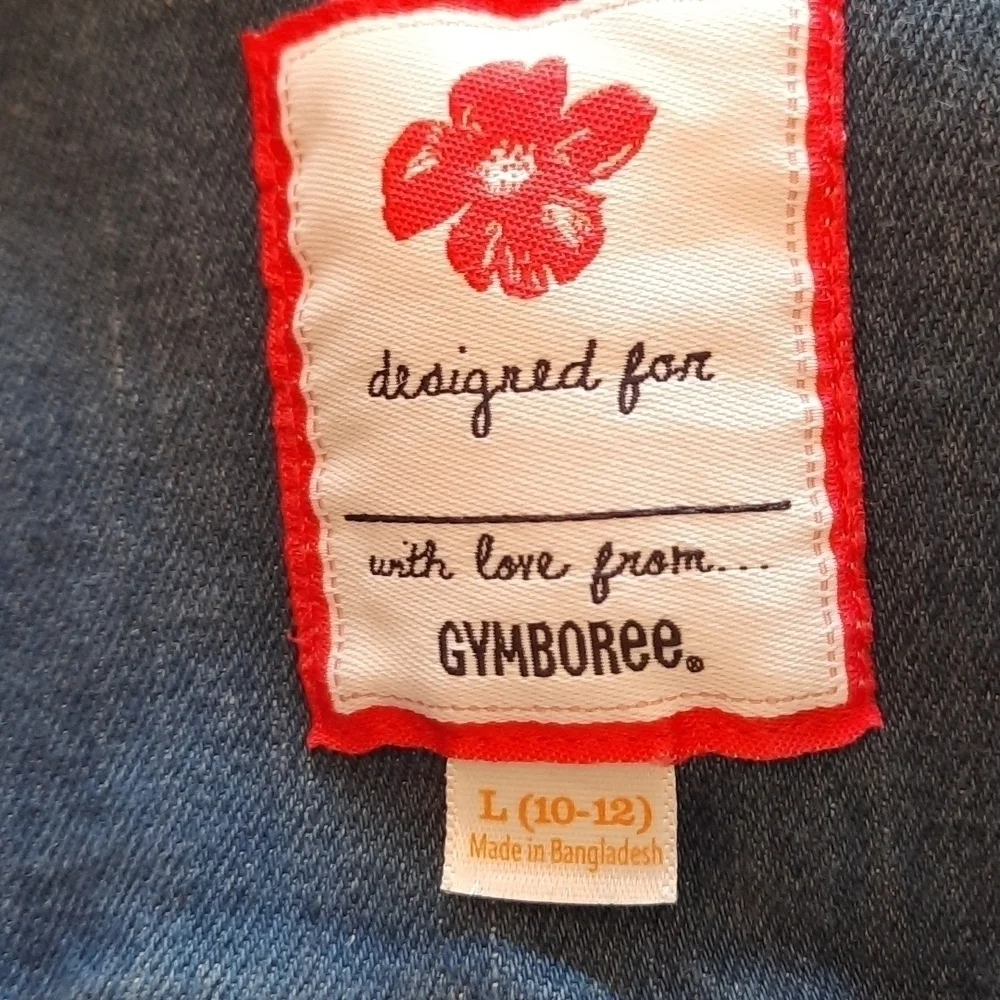 Gymboree size large 10 12 blue jean denim jacket